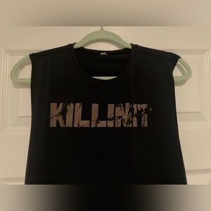 LULULEMON Killin It Black Muscle Tank